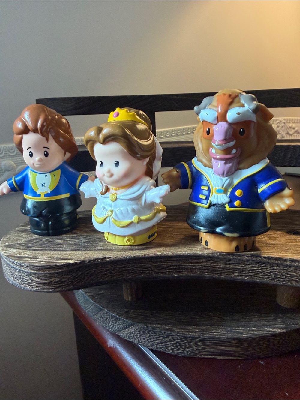 Fisher Price Little People VTG Wedding Beauty and Beast and Prince